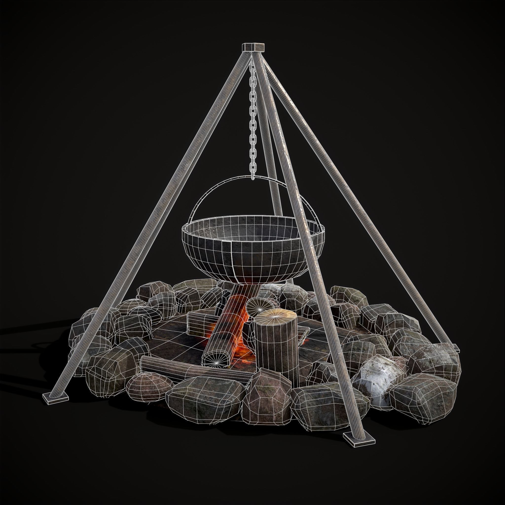 750 Medieval Props Pack 3D Model Collection_105