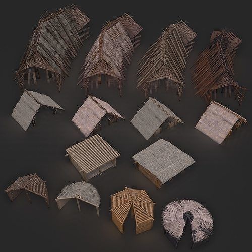 750 Medieval Props Pack 3D Model Collection_94