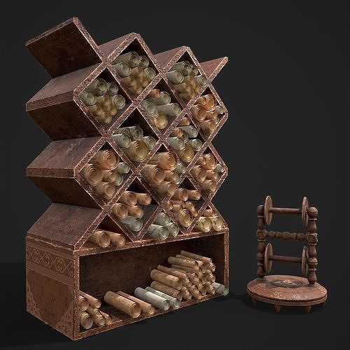 750 Medieval Props Pack 3D Model Collection_80