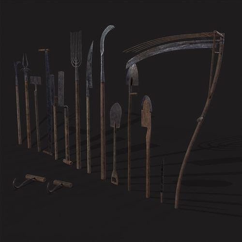 750 Medieval Props Pack 3D Model Collection_88