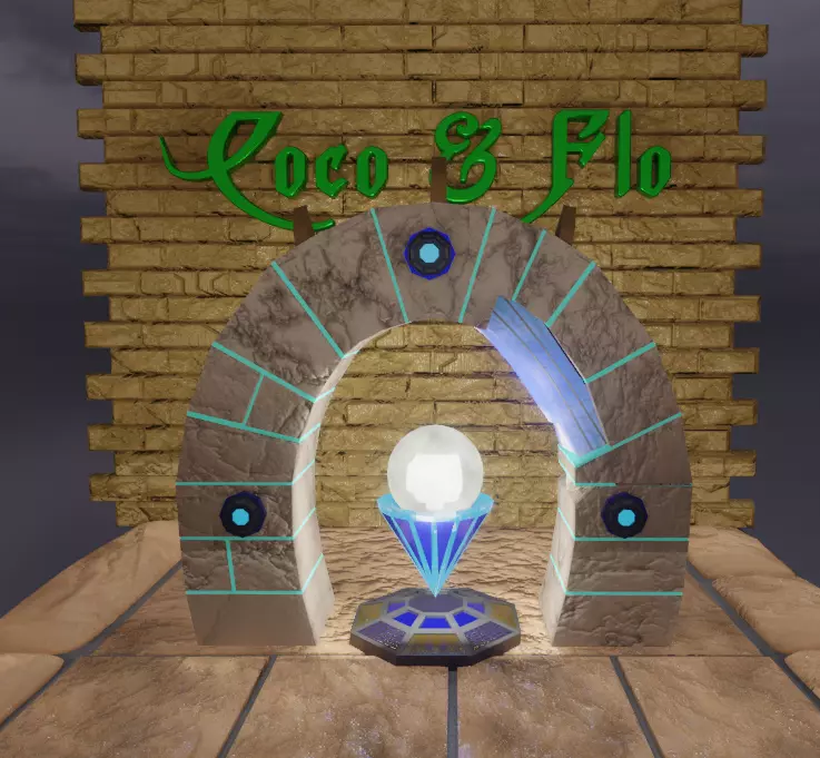 game portal Free 3D model_0