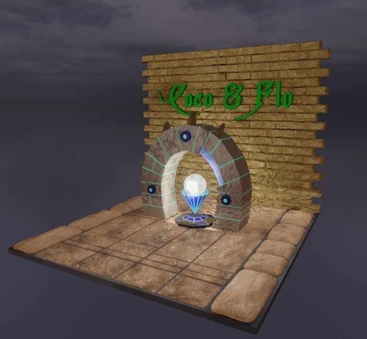 game portal Free 3D model_1