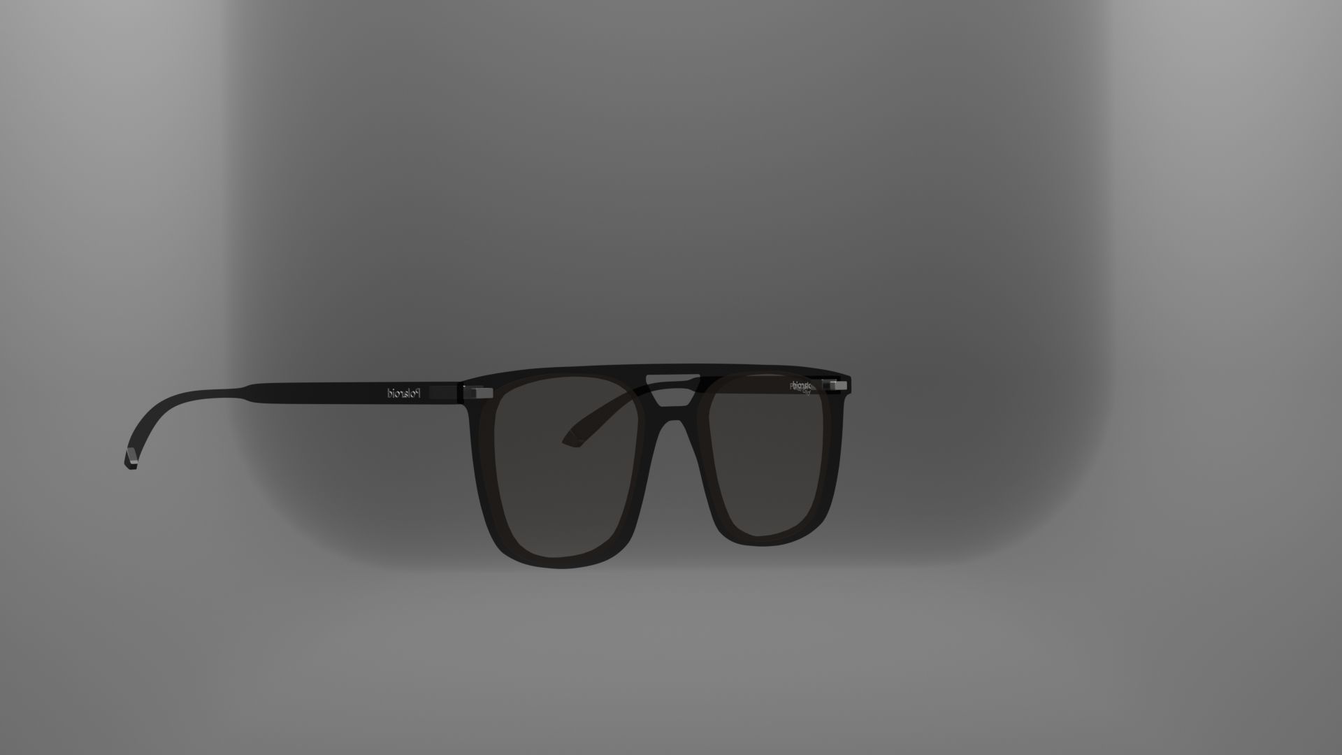 Polaroid Sunglasses 12 Augmented Reality Low-poly 3D model_2