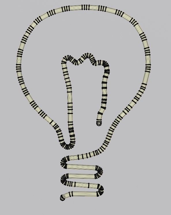 Neon sign Coffee is always a good idea with lamp  3D model_6