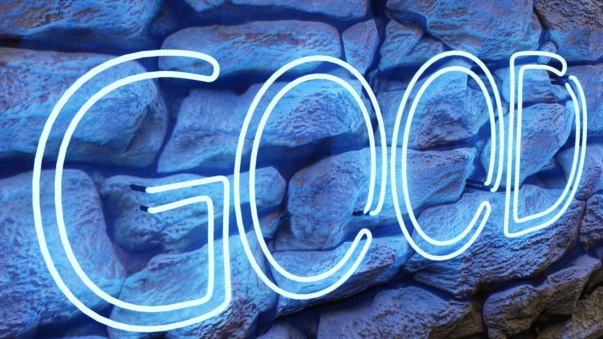 Neon sign Coffee is always a good idea with lamp  3D model_3