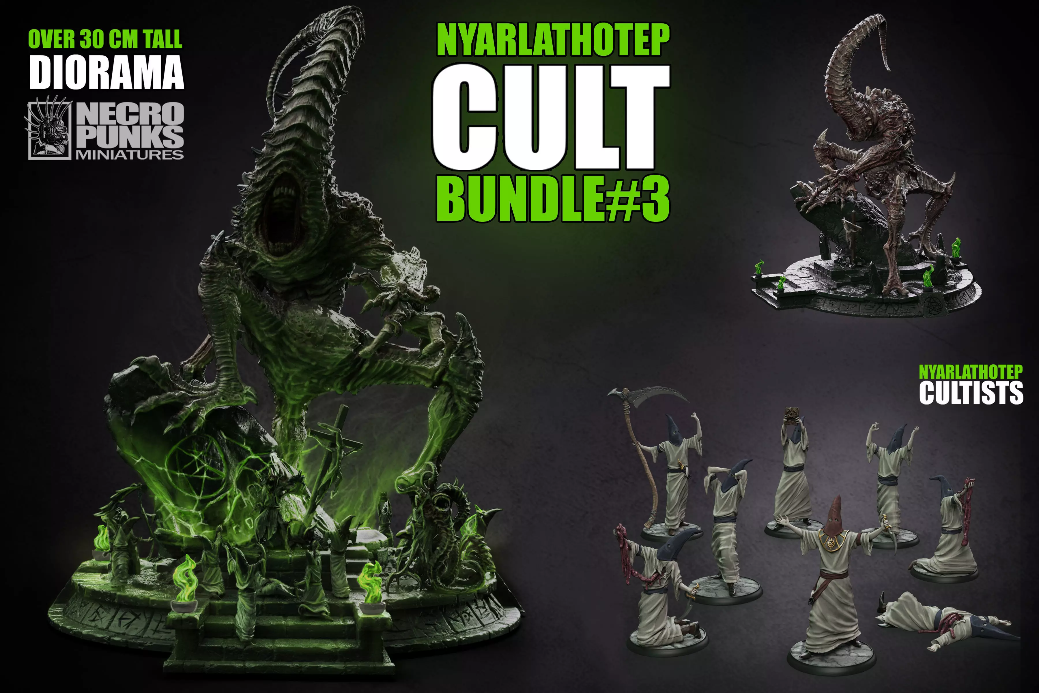 BUNDLE 03 - NYARLATHOTEP CULT 3D print model_0