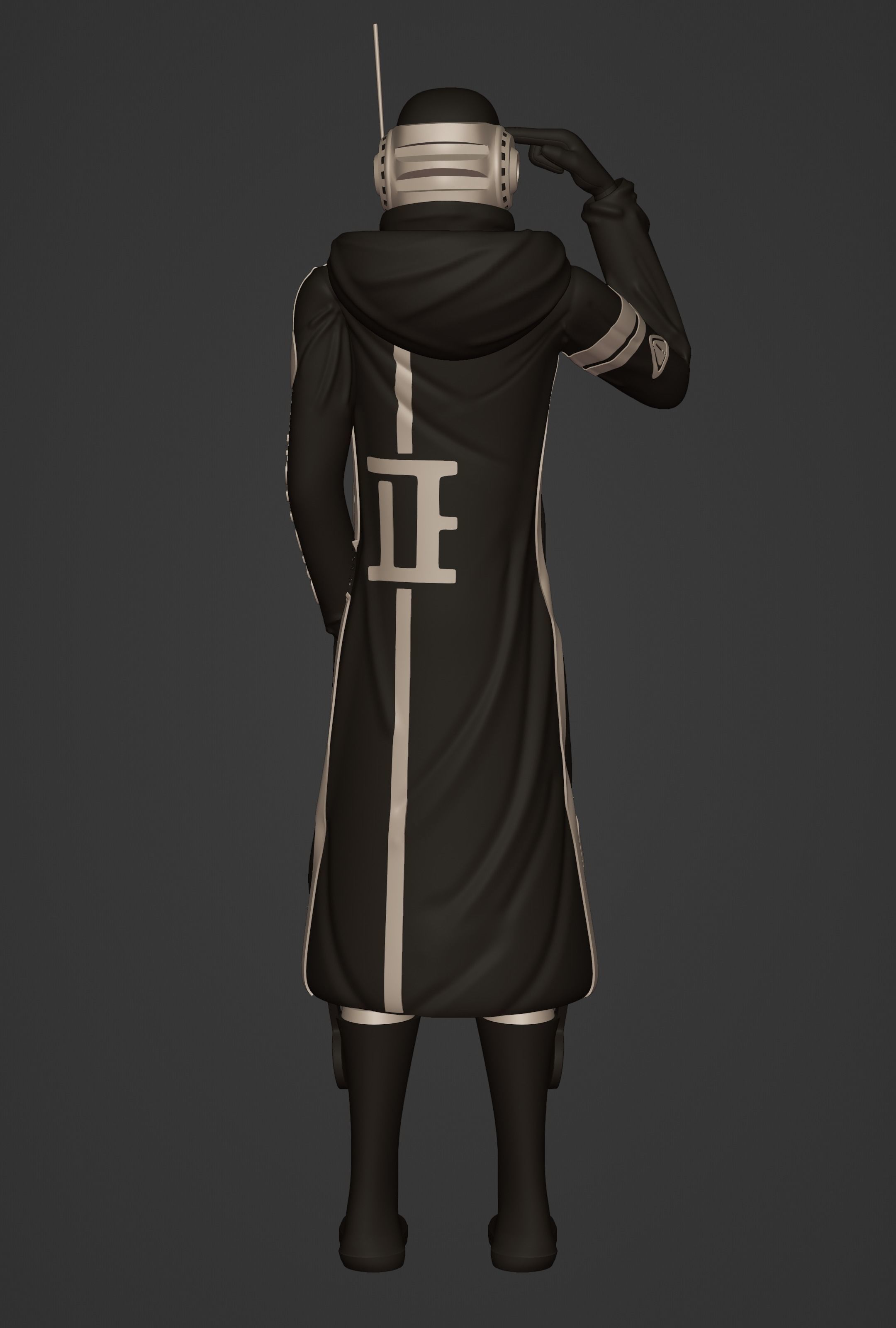 ONE PIECE VEGAPUNK SHAKA FIGURE SCULPT Low-poly 3D model_13