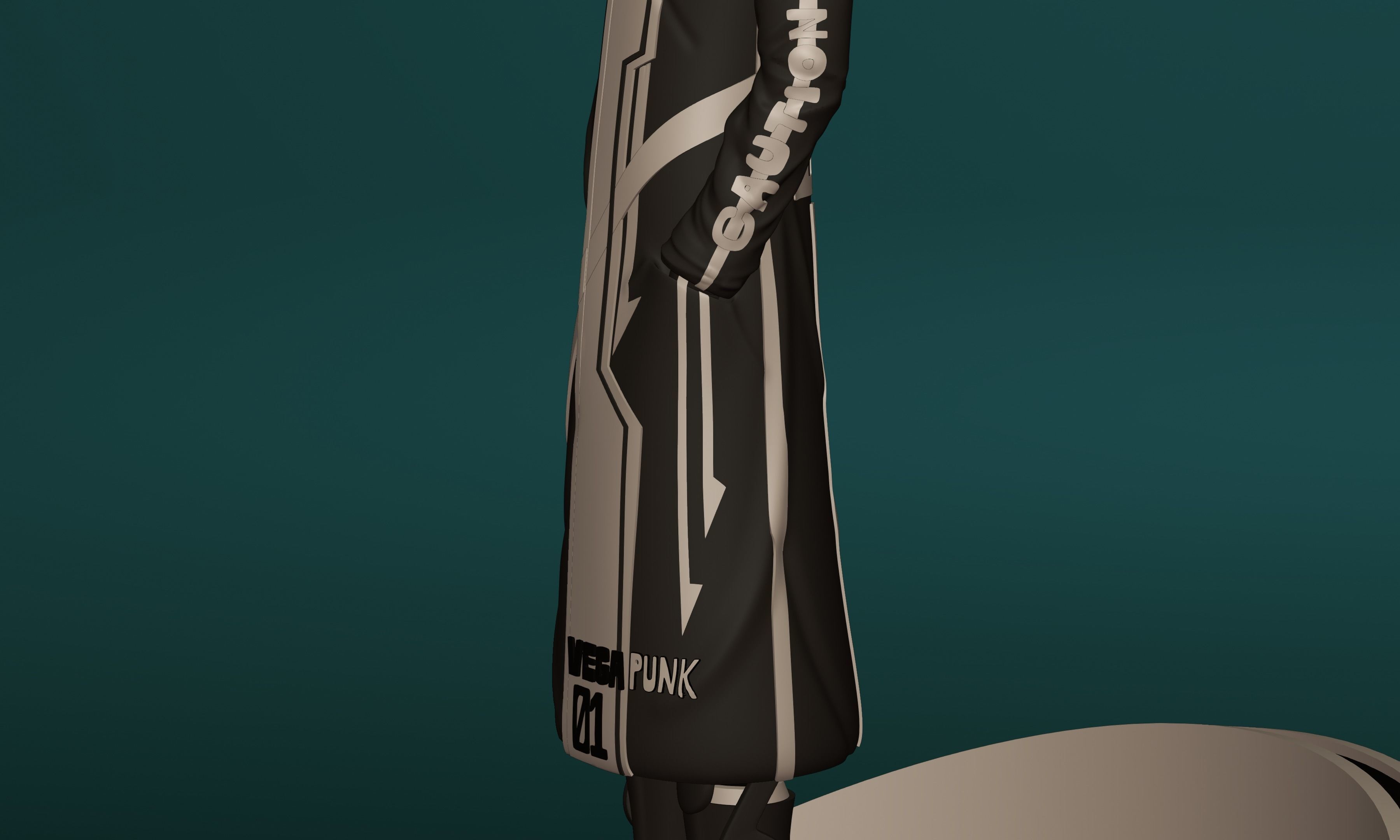 ONE PIECE VEGAPUNK SHAKA FIGURE SCULPT Low-poly 3D model_22