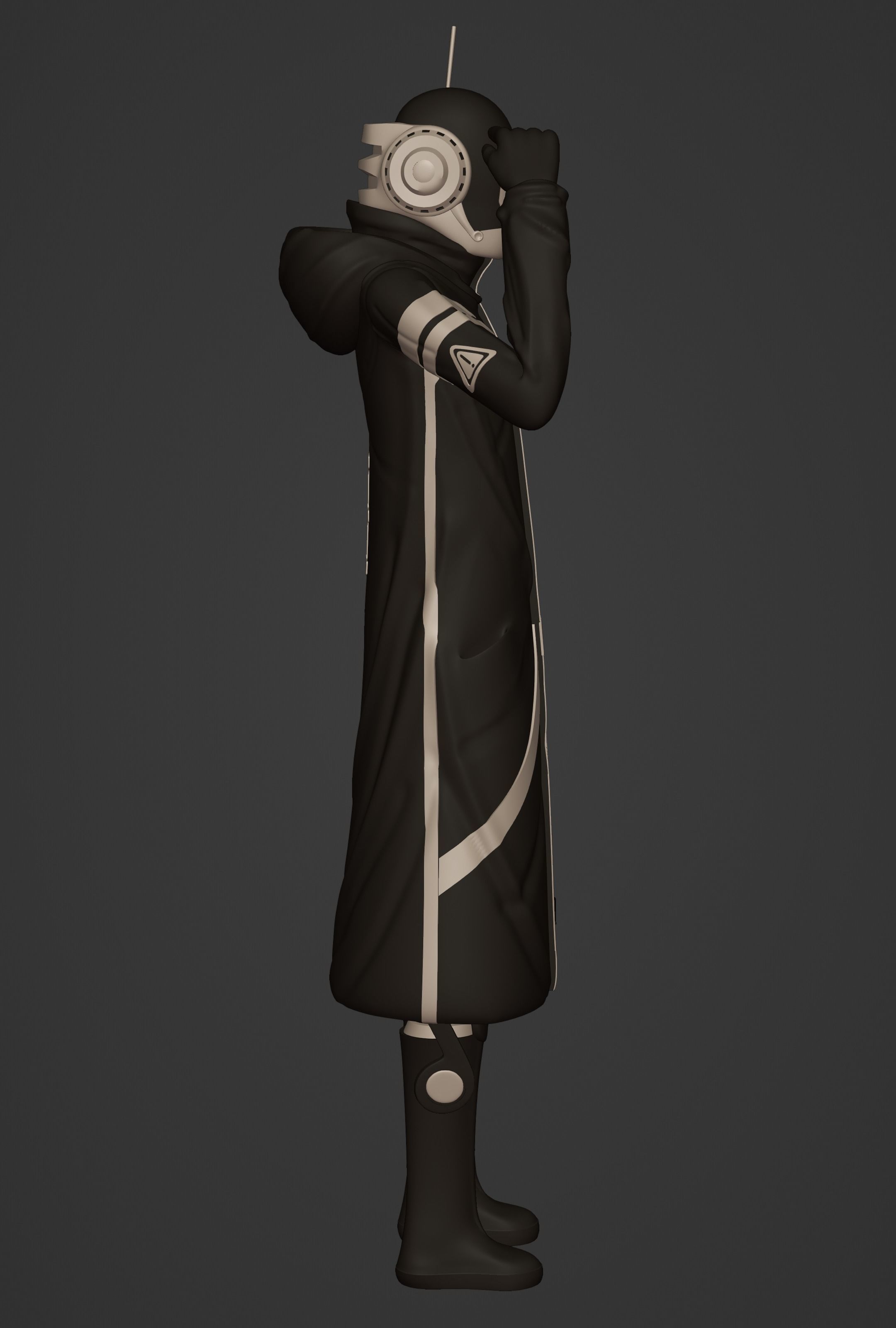 ONE PIECE VEGAPUNK SHAKA FIGURE SCULPT Low-poly 3D model_15