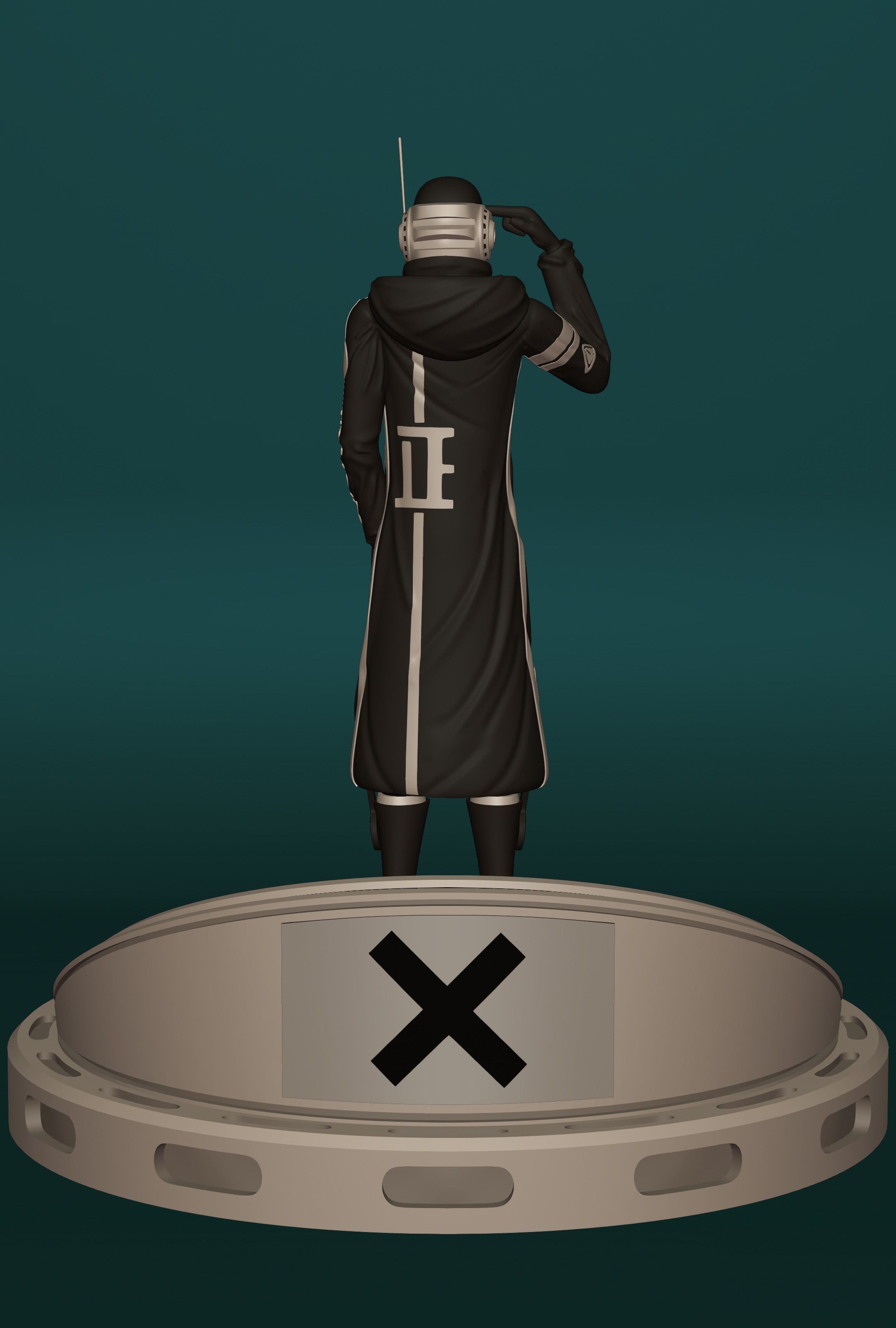 ONE PIECE VEGAPUNK SHAKA FIGURE SCULPT Low-poly 3D model_5