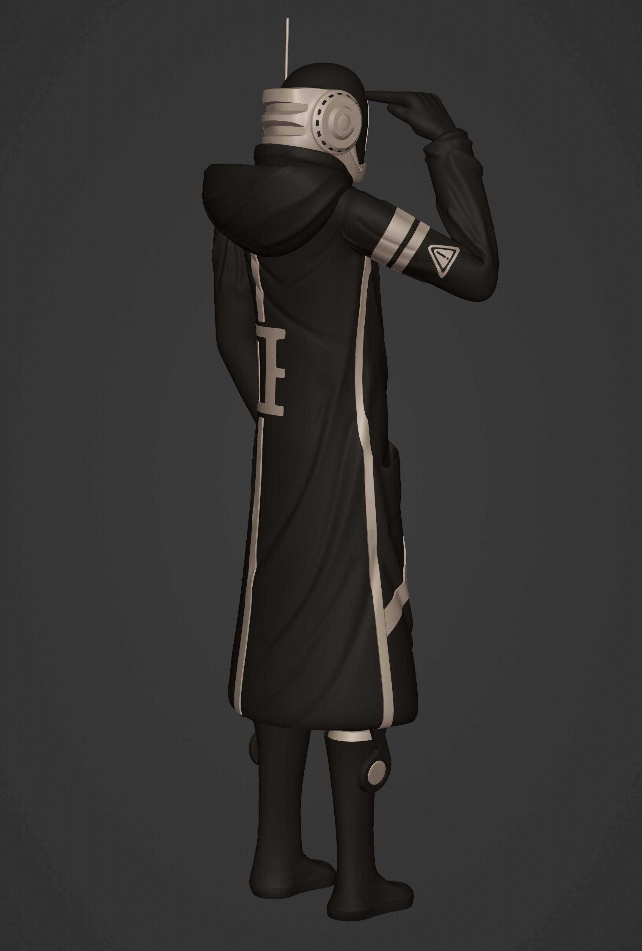 ONE PIECE VEGAPUNK SHAKA FIGURE SCULPT Low-poly 3D model_14