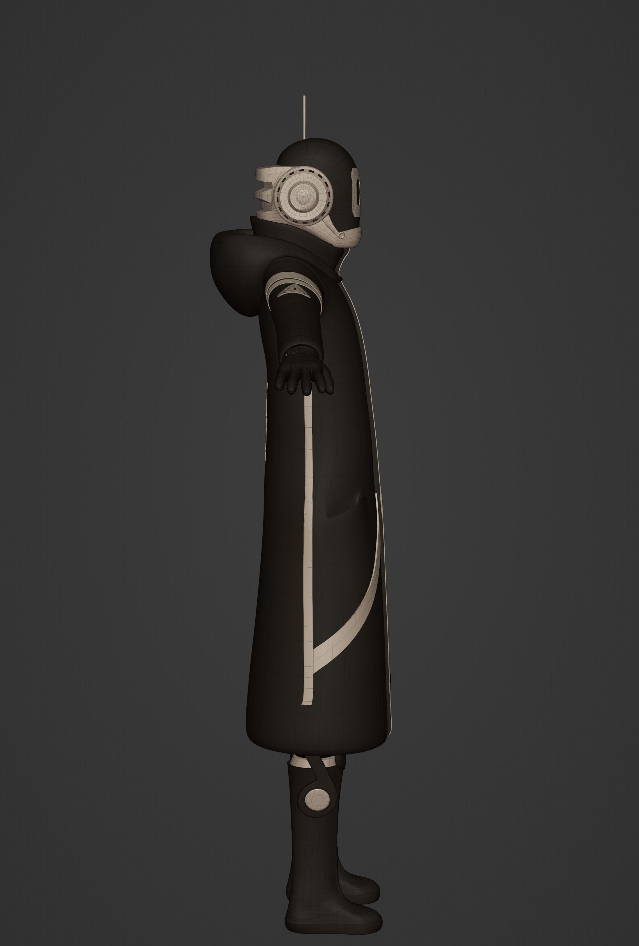 ONE PIECE VEGAPUNK SHAKA FIGURE SCULPT Low-poly 3D model_31