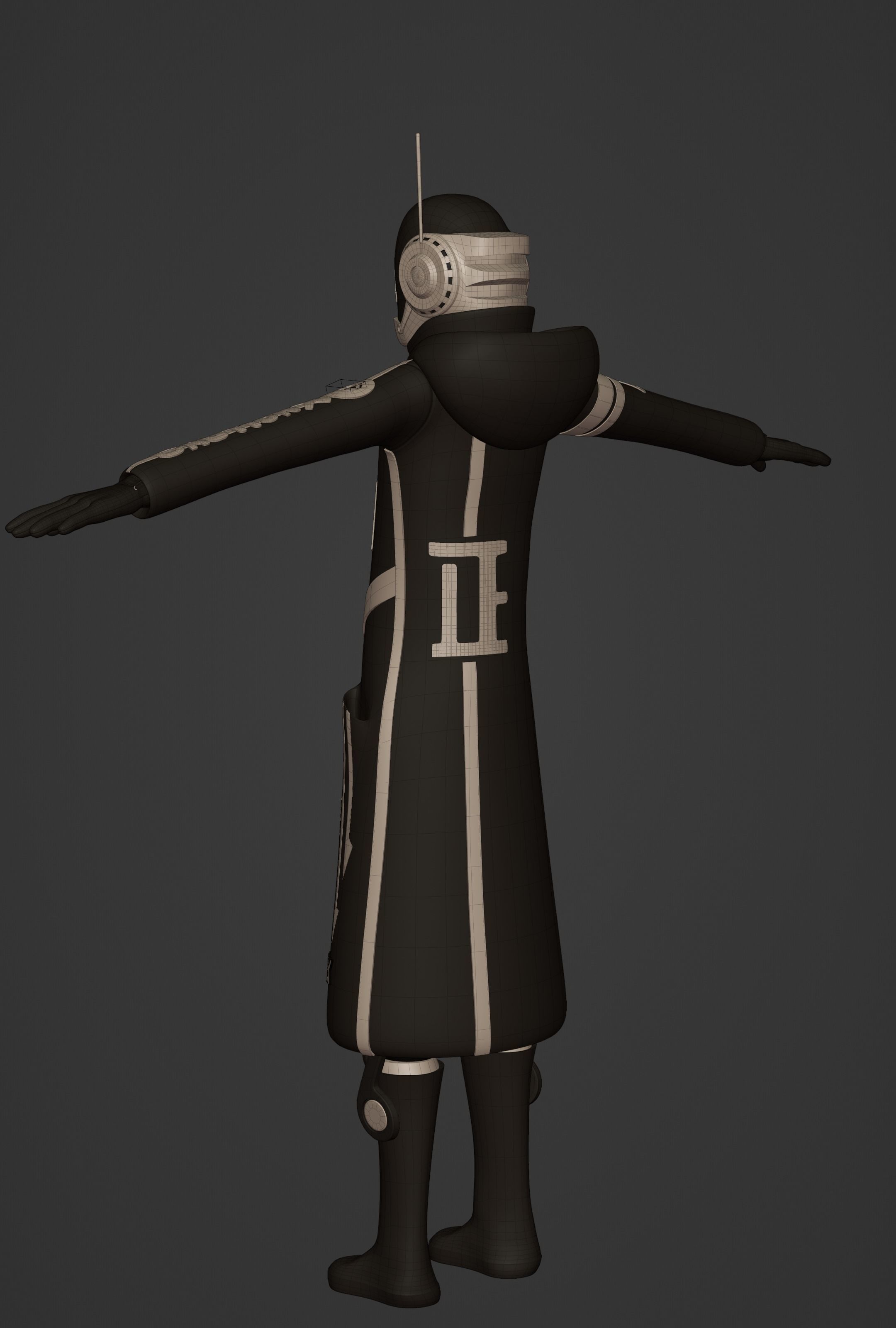 ONE PIECE VEGAPUNK SHAKA FIGURE SCULPT Low-poly 3D model_28