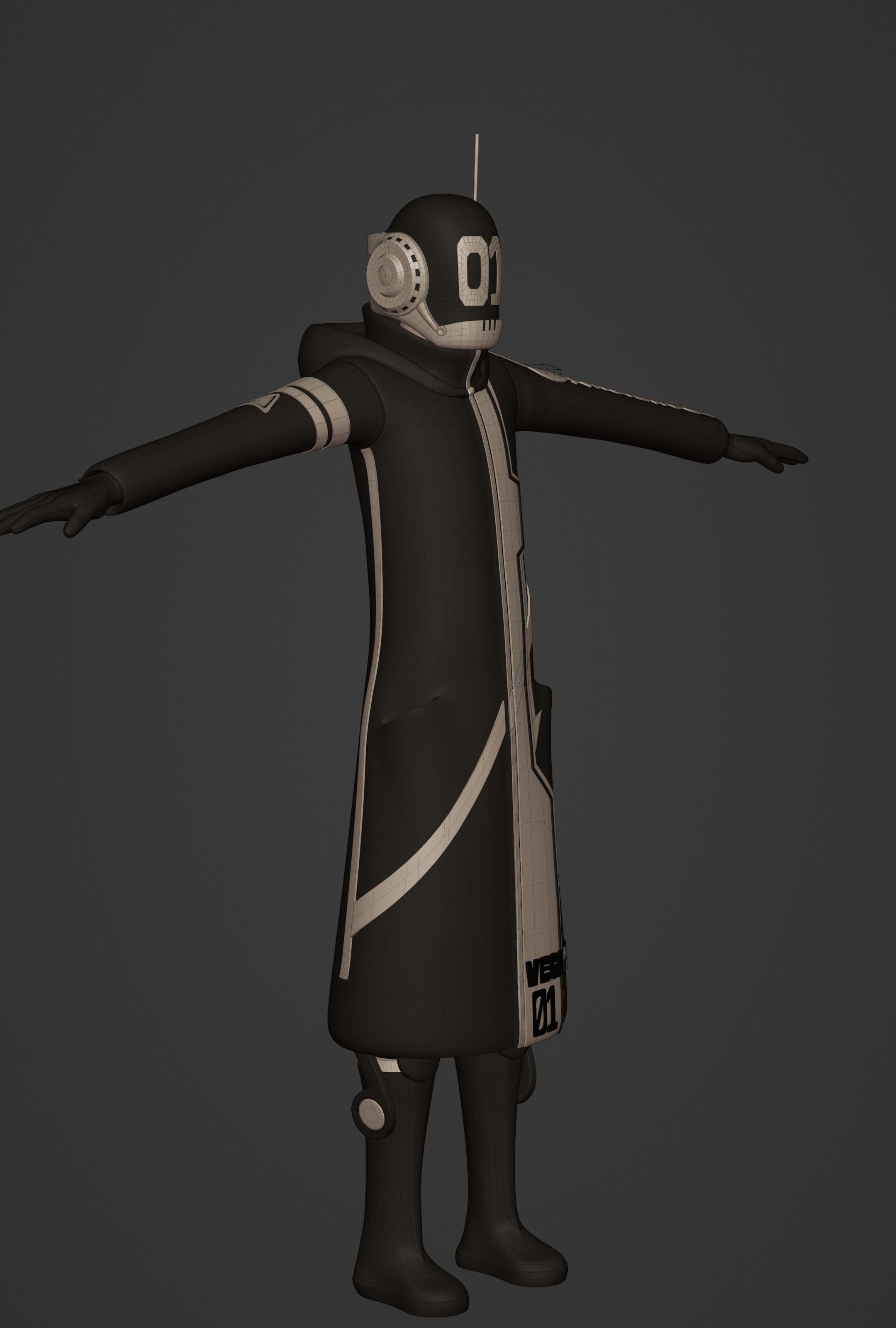 ONE PIECE VEGAPUNK SHAKA FIGURE SCULPT Low-poly 3D model_32