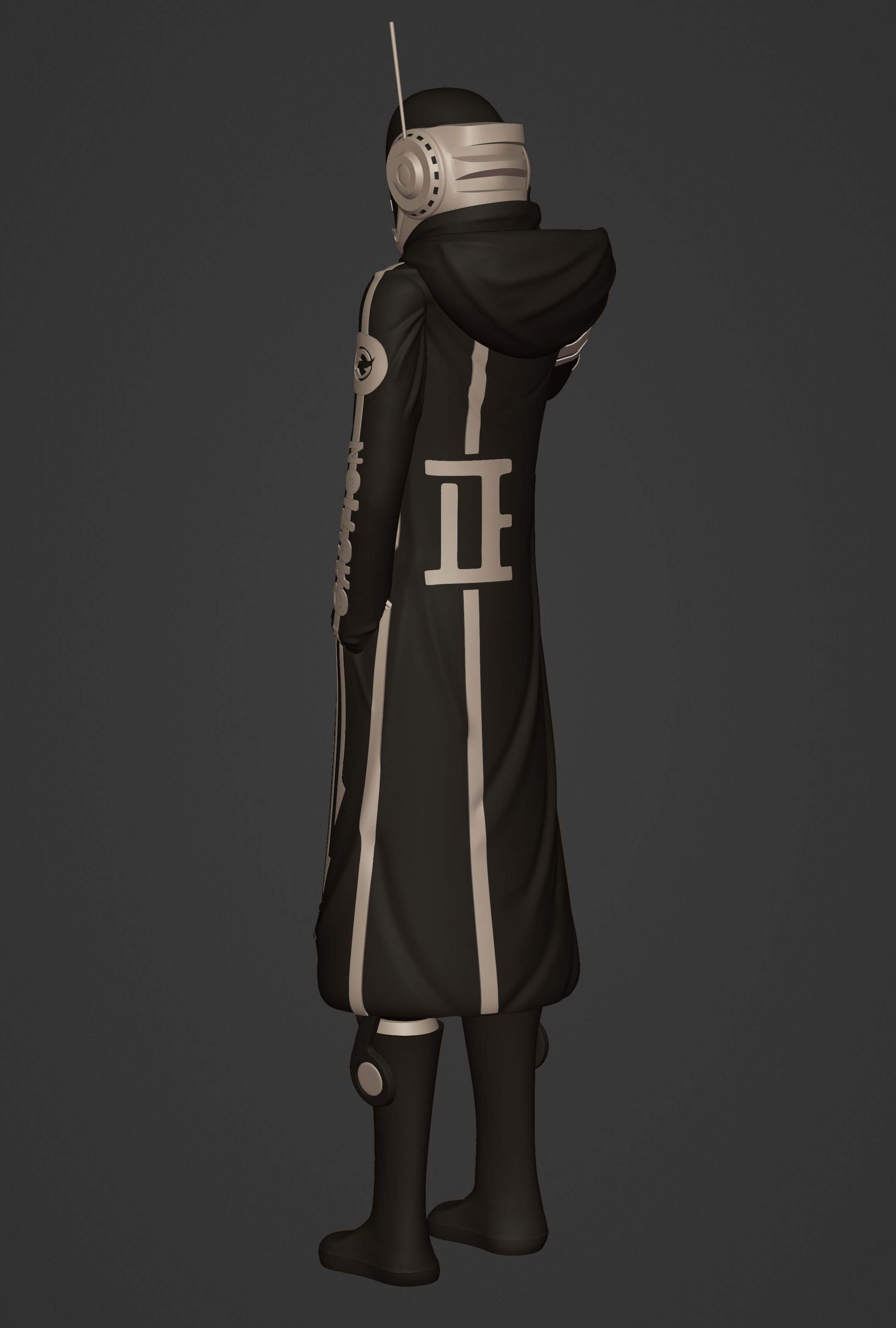 ONE PIECE VEGAPUNK SHAKA FIGURE SCULPT Low-poly 3D model_12