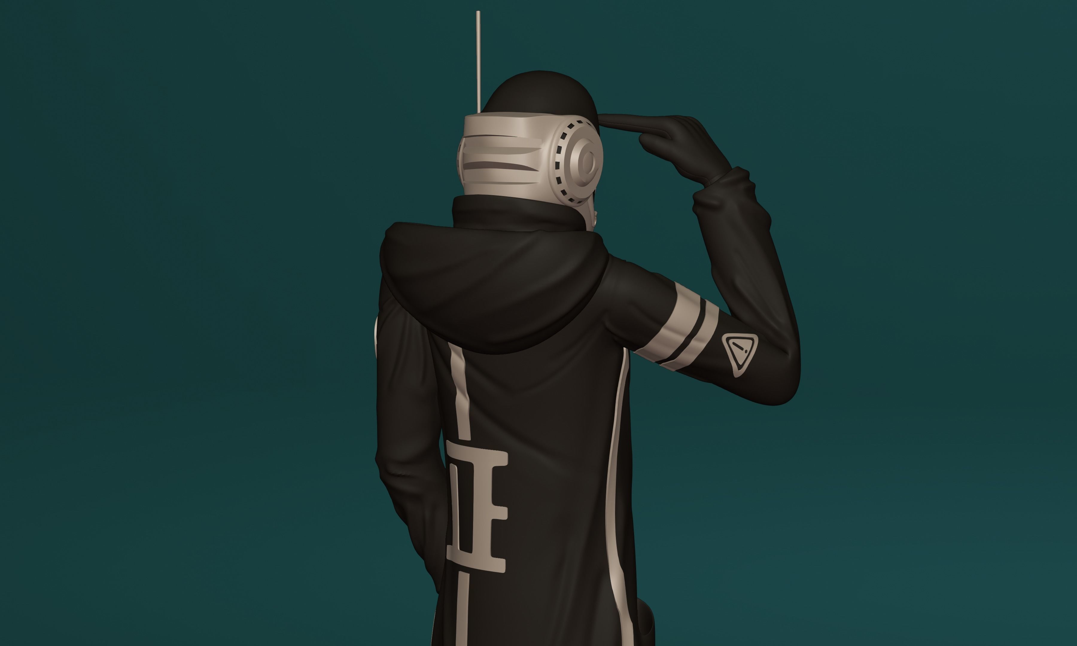 ONE PIECE VEGAPUNK SHAKA FIGURE SCULPT Low-poly 3D model_21