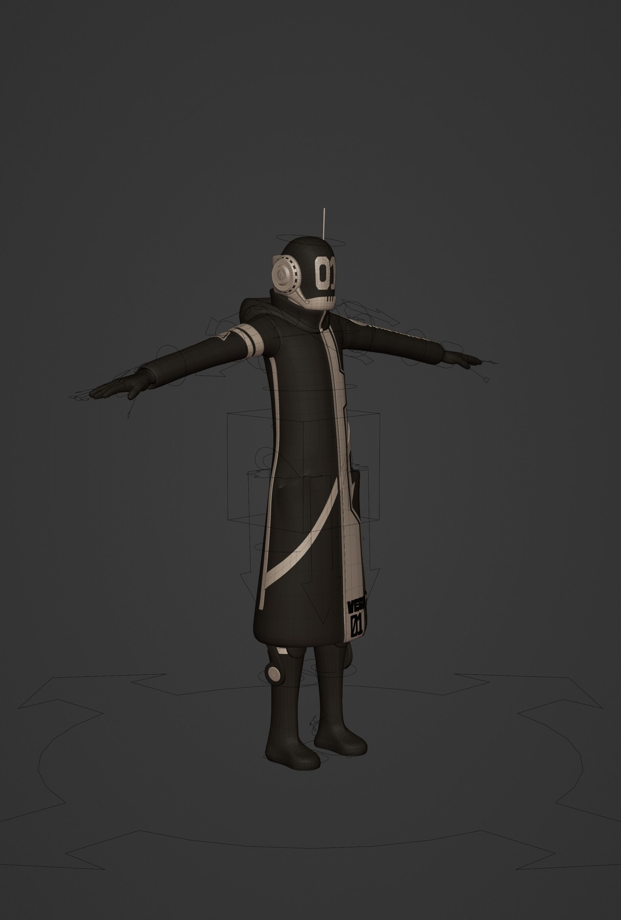 ONE PIECE VEGAPUNK SHAKA FIGURE SCULPT Low-poly 3D model_40