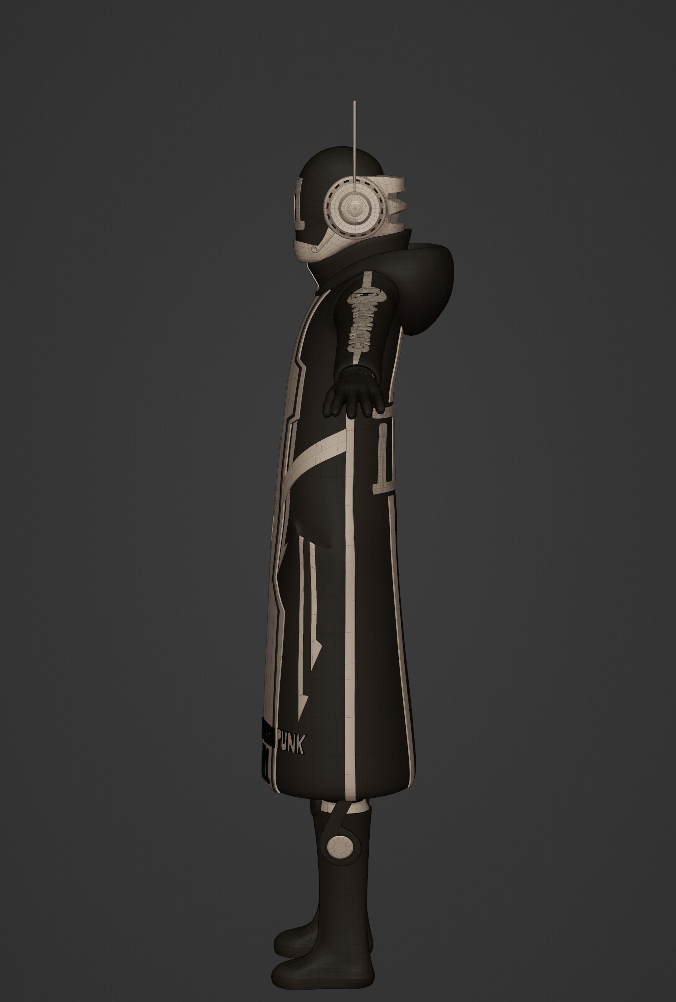 ONE PIECE VEGAPUNK SHAKA FIGURE SCULPT Low-poly 3D model_27