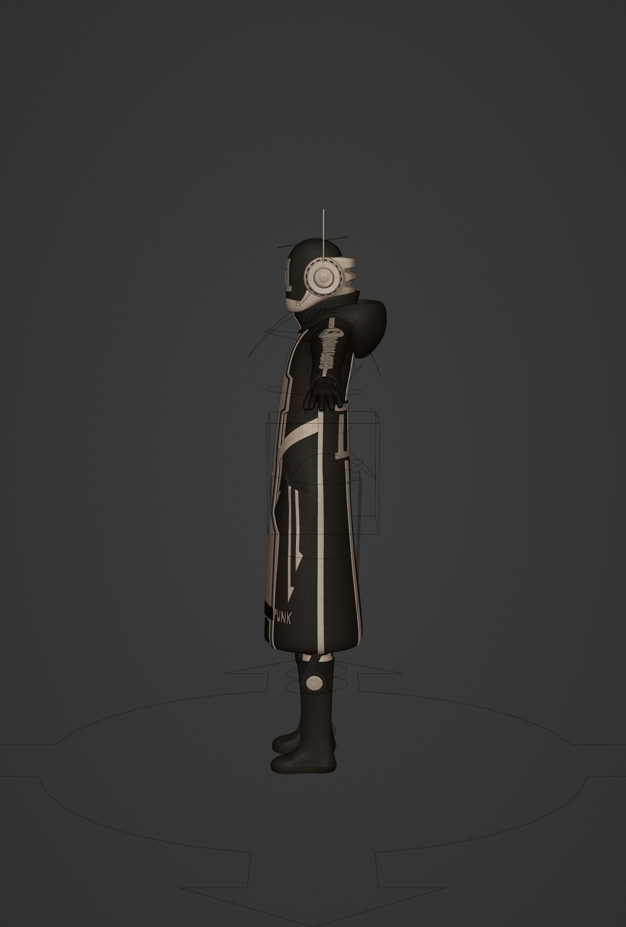 ONE PIECE VEGAPUNK SHAKA FIGURE SCULPT Low-poly 3D model_35