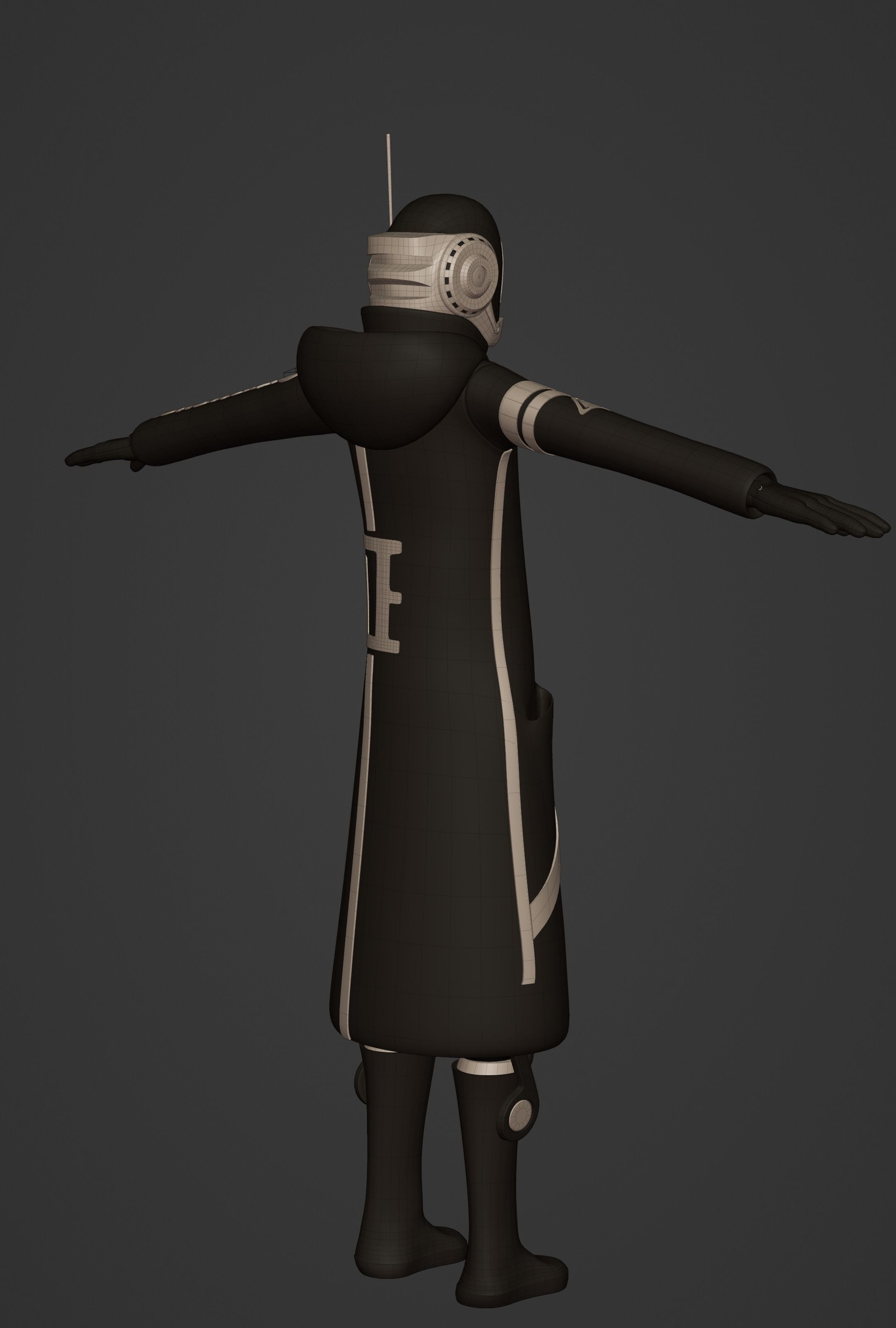 ONE PIECE VEGAPUNK SHAKA FIGURE SCULPT Low-poly 3D model_30