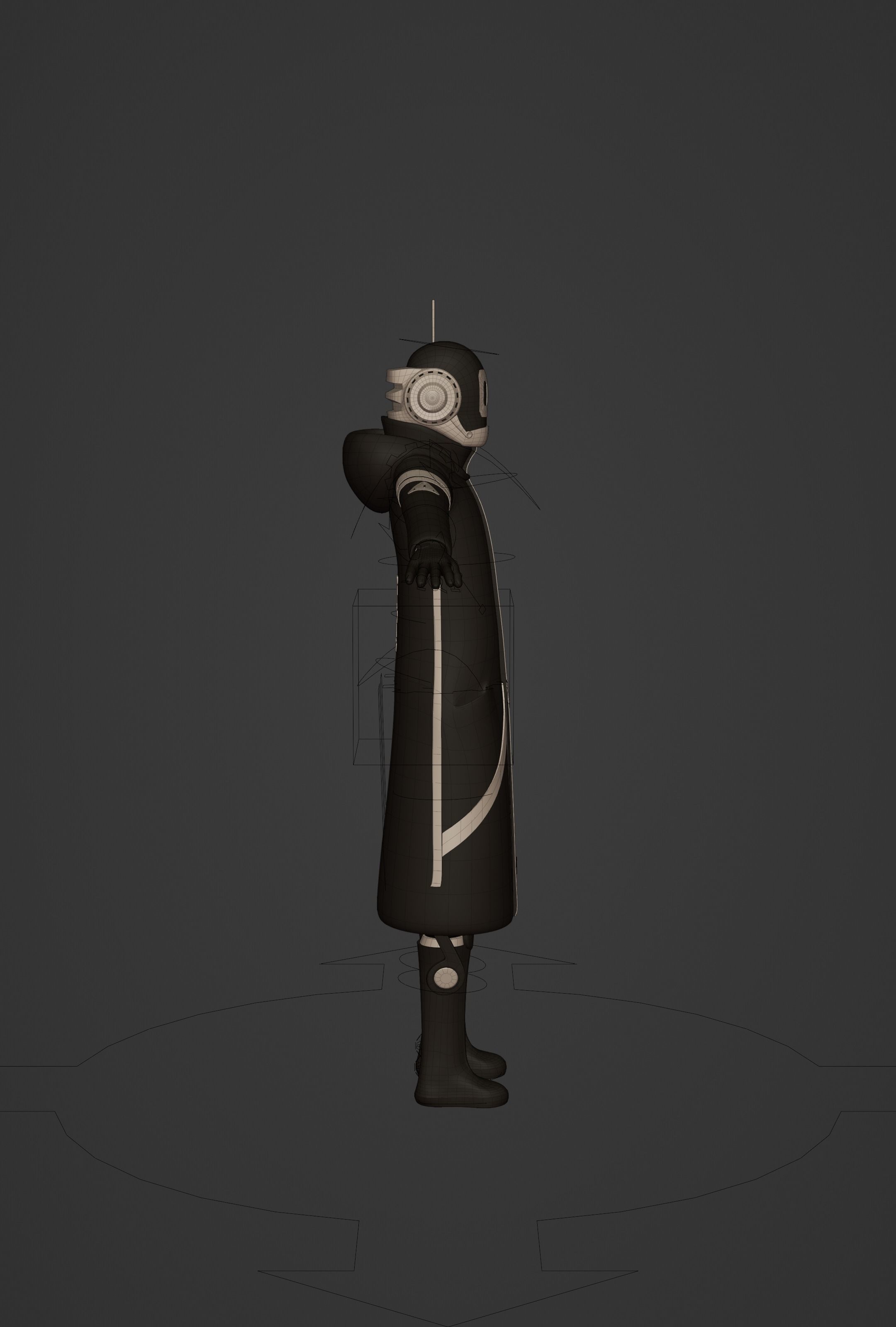 ONE PIECE VEGAPUNK SHAKA FIGURE SCULPT Low-poly 3D model_39