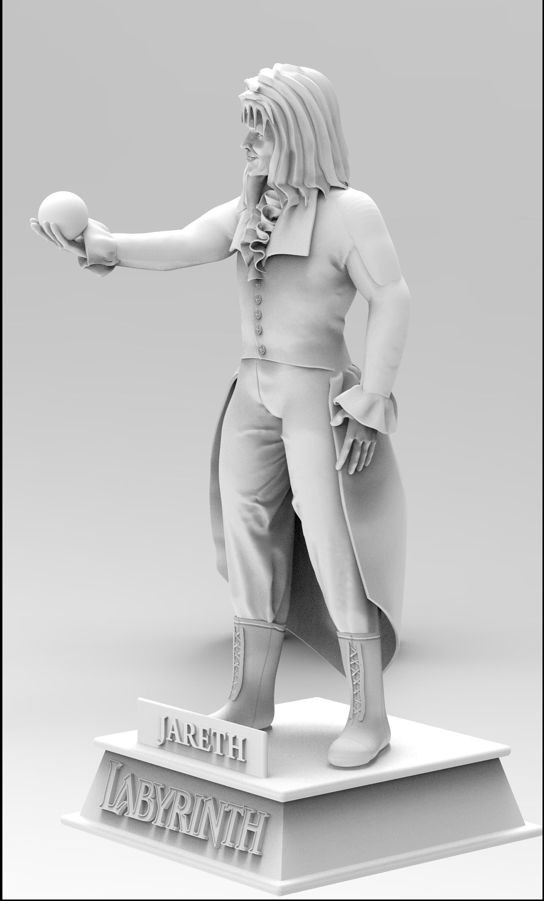 Labarynth  Jareth the Goblin King 3D print model_11