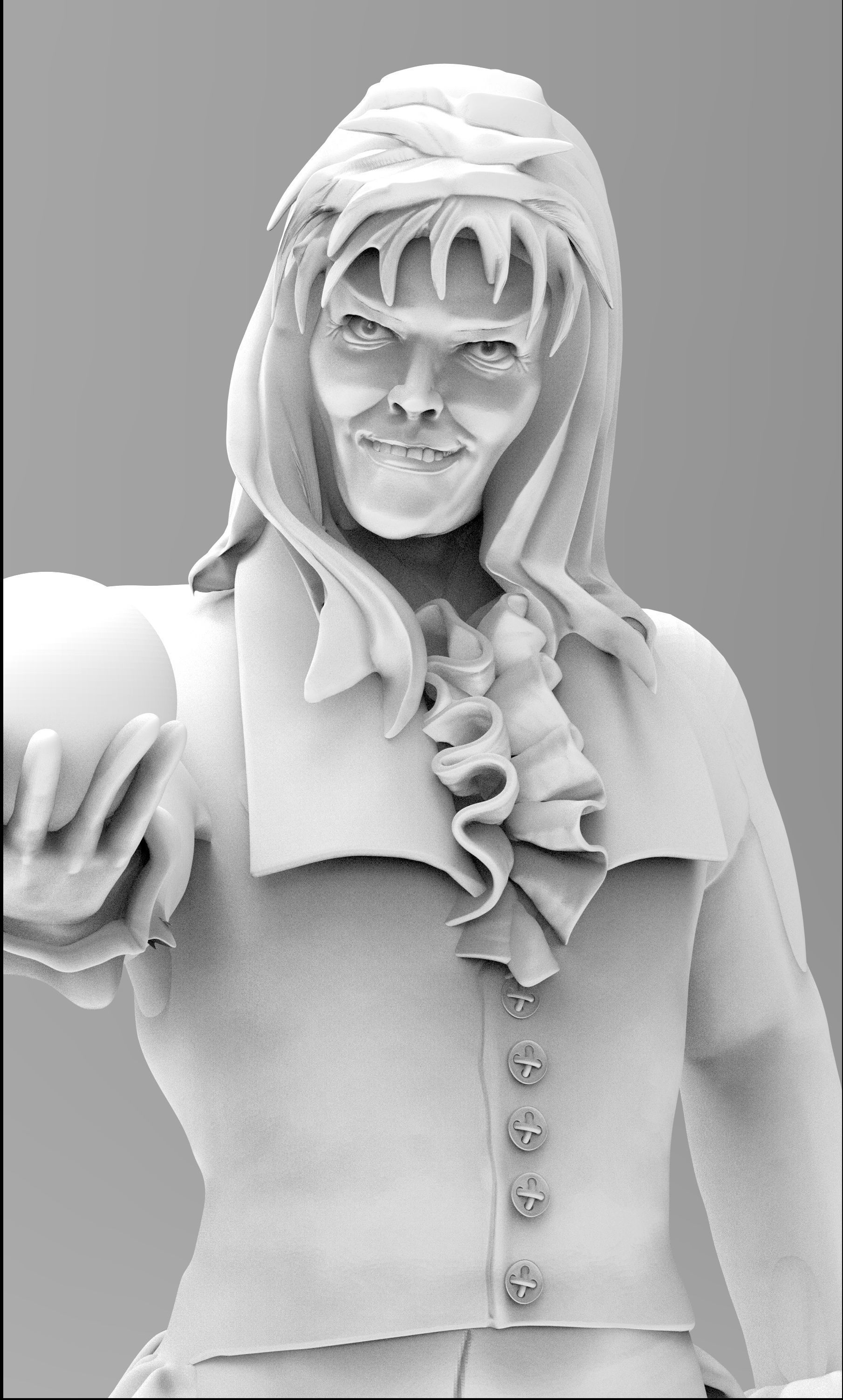Labarynth  Jareth the Goblin King 3D print model_15