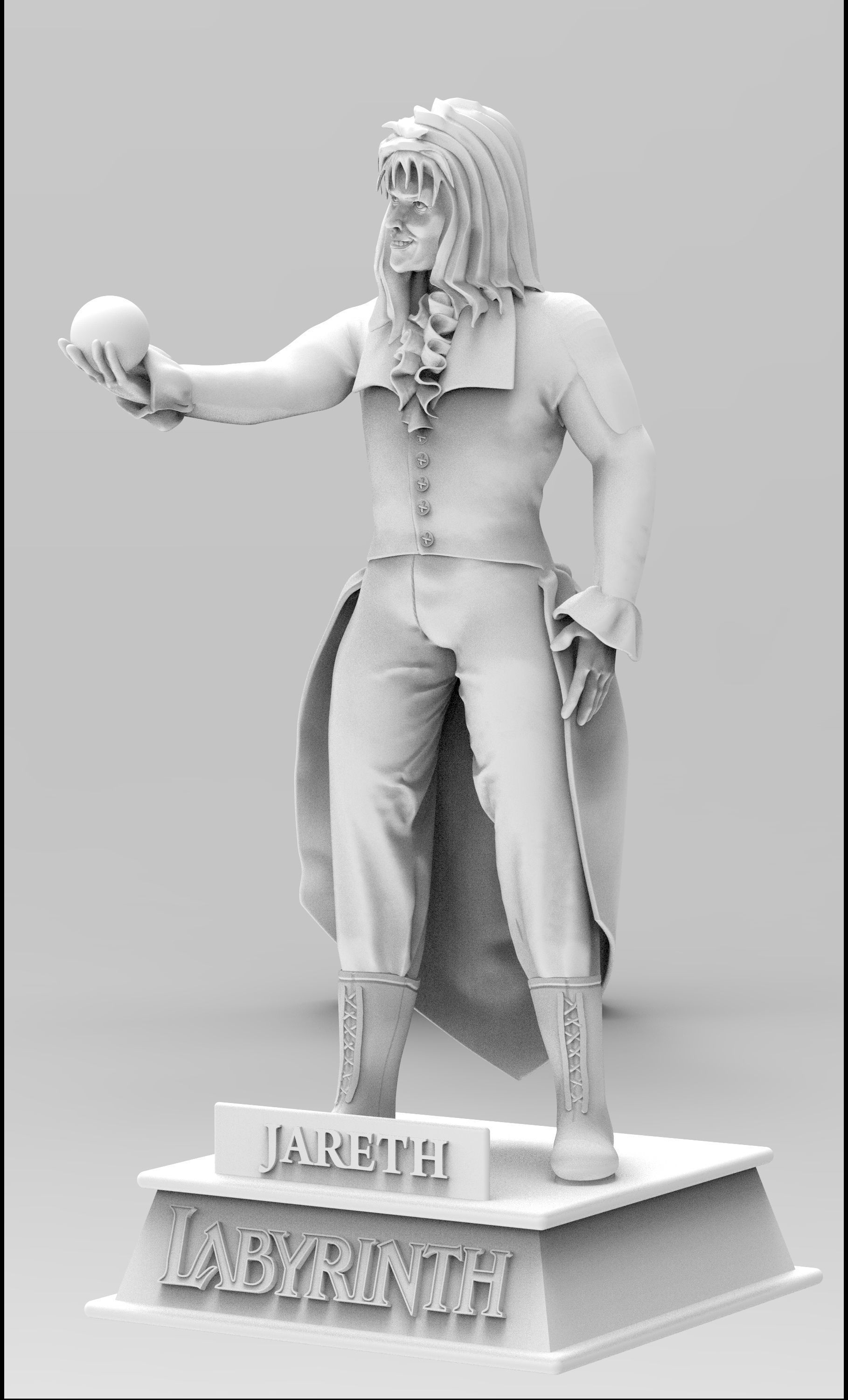 Labarynth  Jareth the Goblin King 3D print model_12