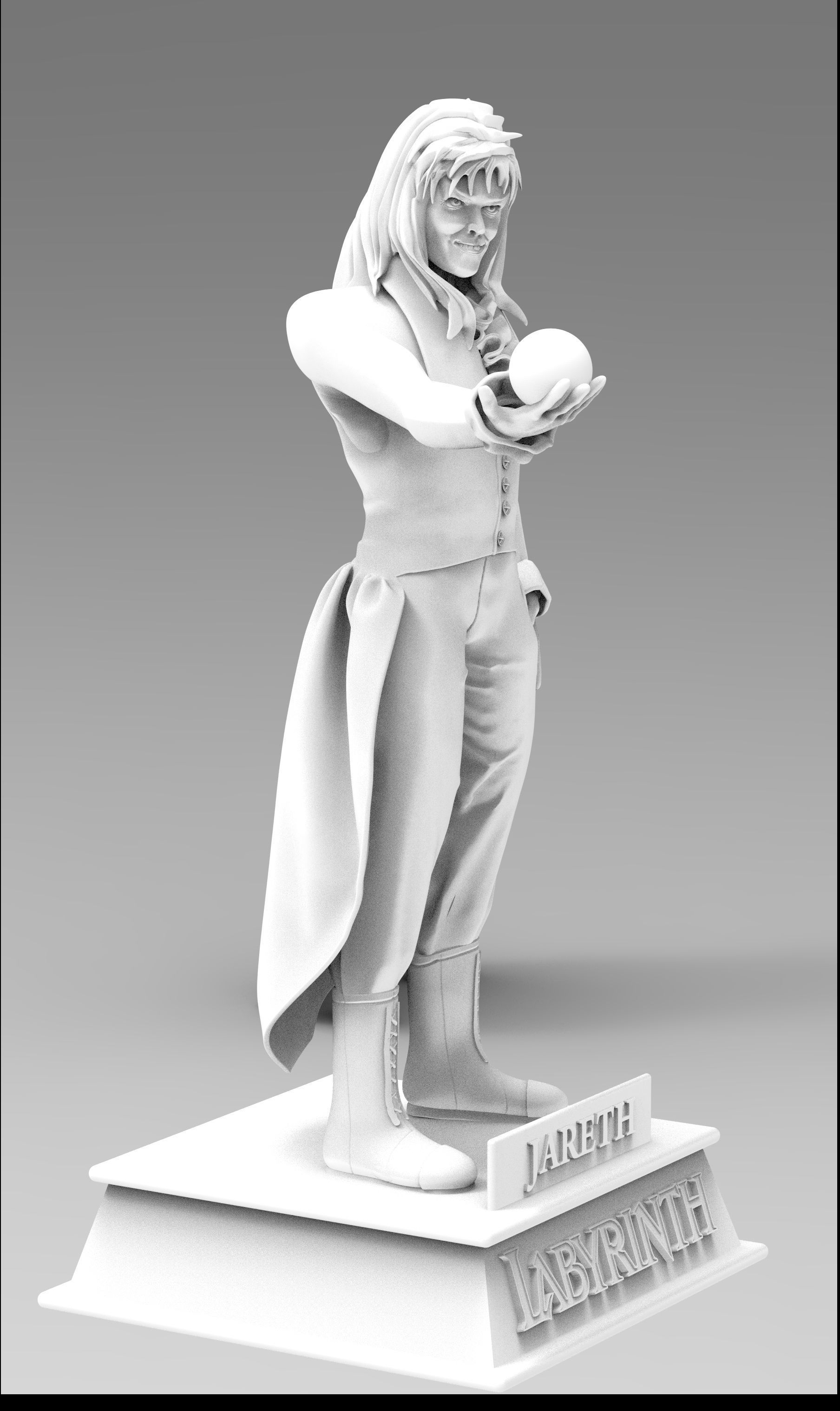 Labarynth  Jareth the Goblin King 3D print model_1