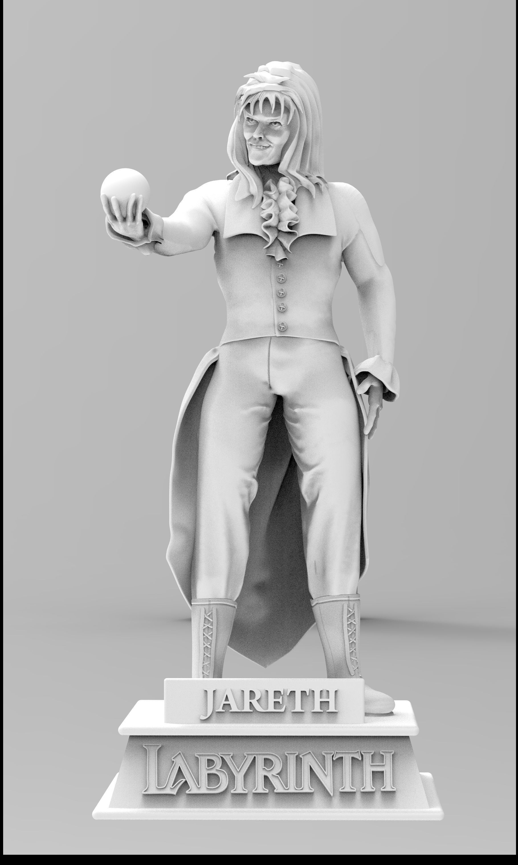 Labarynth  Jareth the Goblin King 3D print model_13