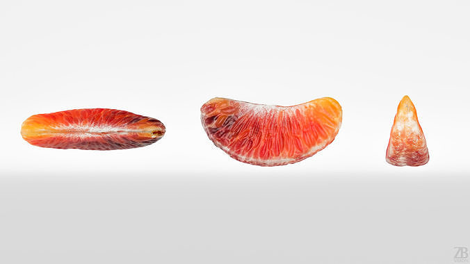 Orange 3D model 5