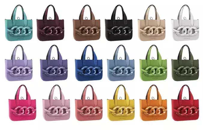 JW Anderson Mini Chain Tote - 3d Model Low-poly 3D model