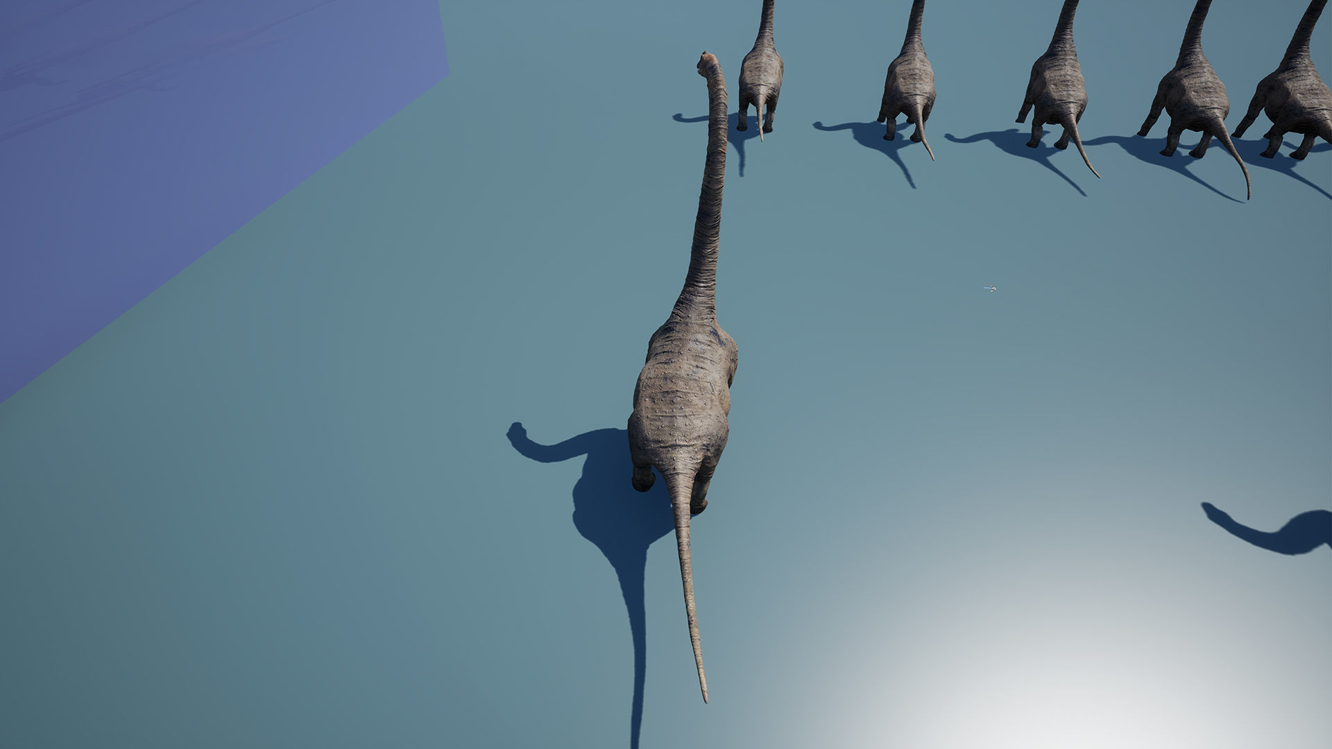 Dinosaur Brachiosaurus Sauropod Low-poly 3D model_23
