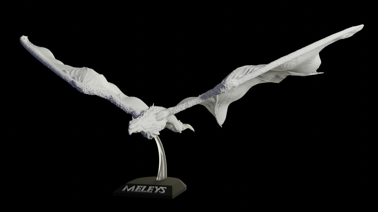 Meleys from The House of the Dragon 3D print model_1
