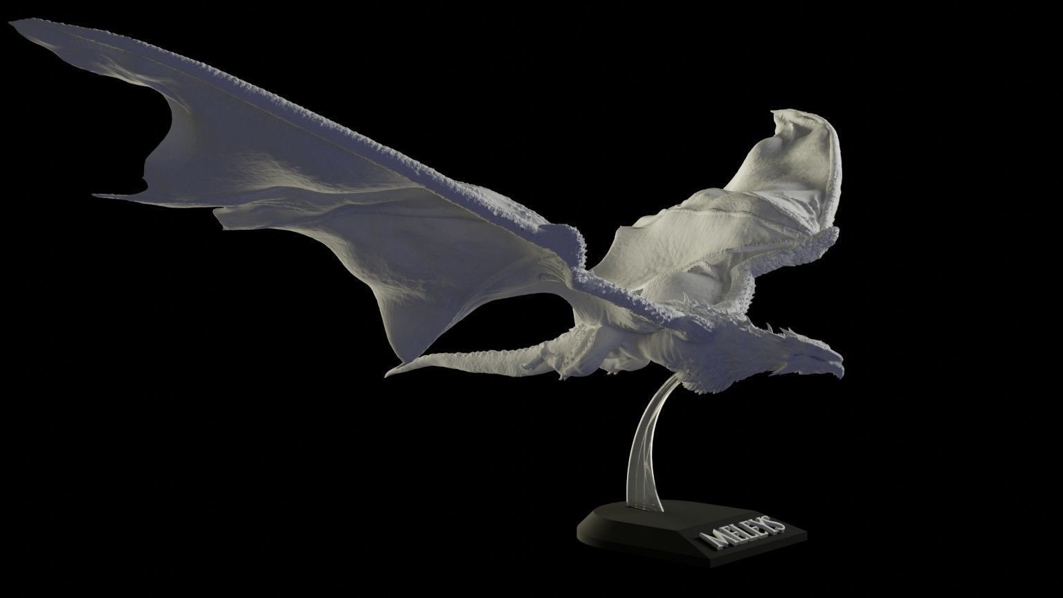 Meleys from The House of the Dragon 3D print model_3