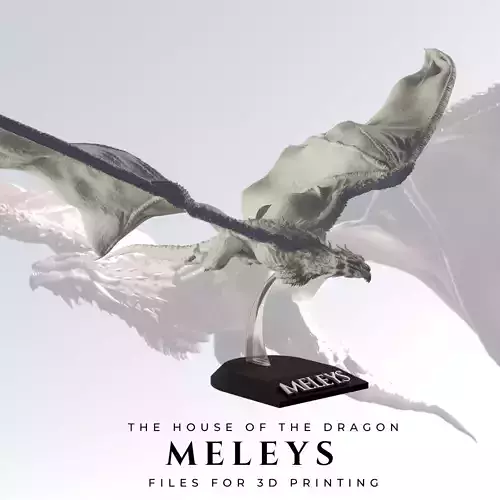 Meleys from The House of the Dragon 3D print model