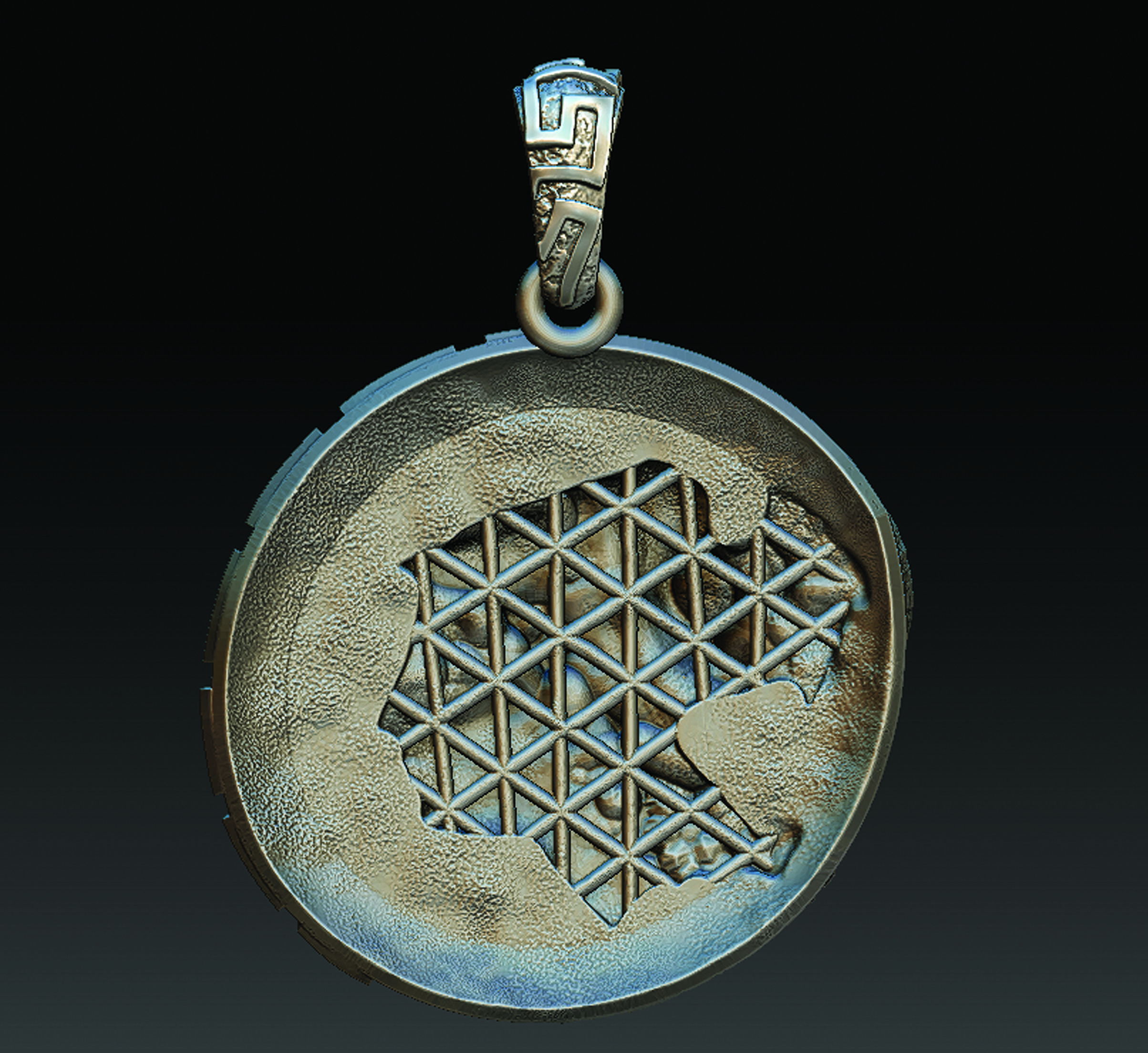 ATHENA NECKLACE  3D print model_7