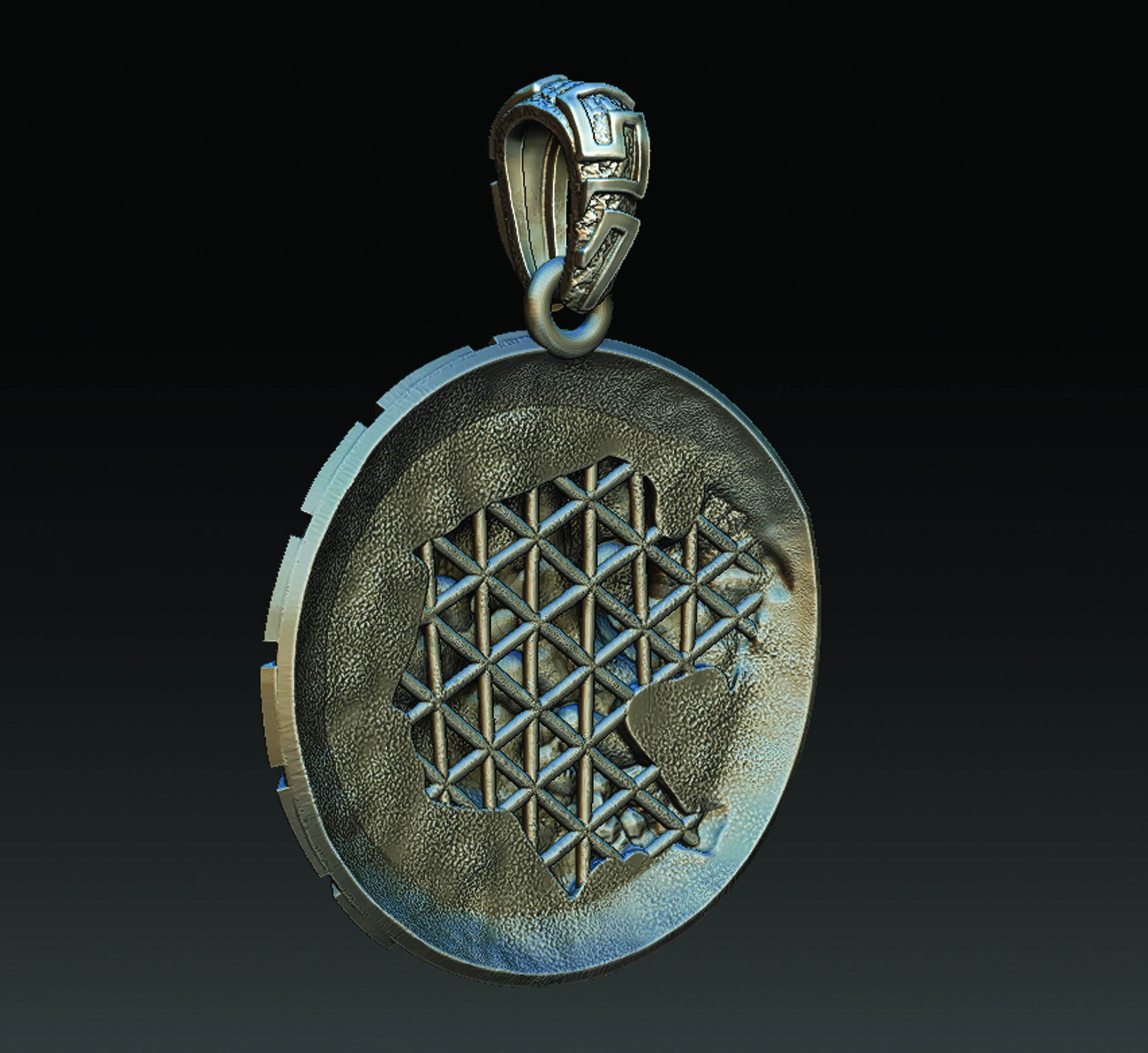 ATHENA NECKLACE  3D print model_6