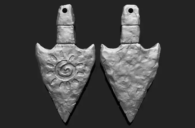Arrowhead - 3D Print Pendant 3D print model