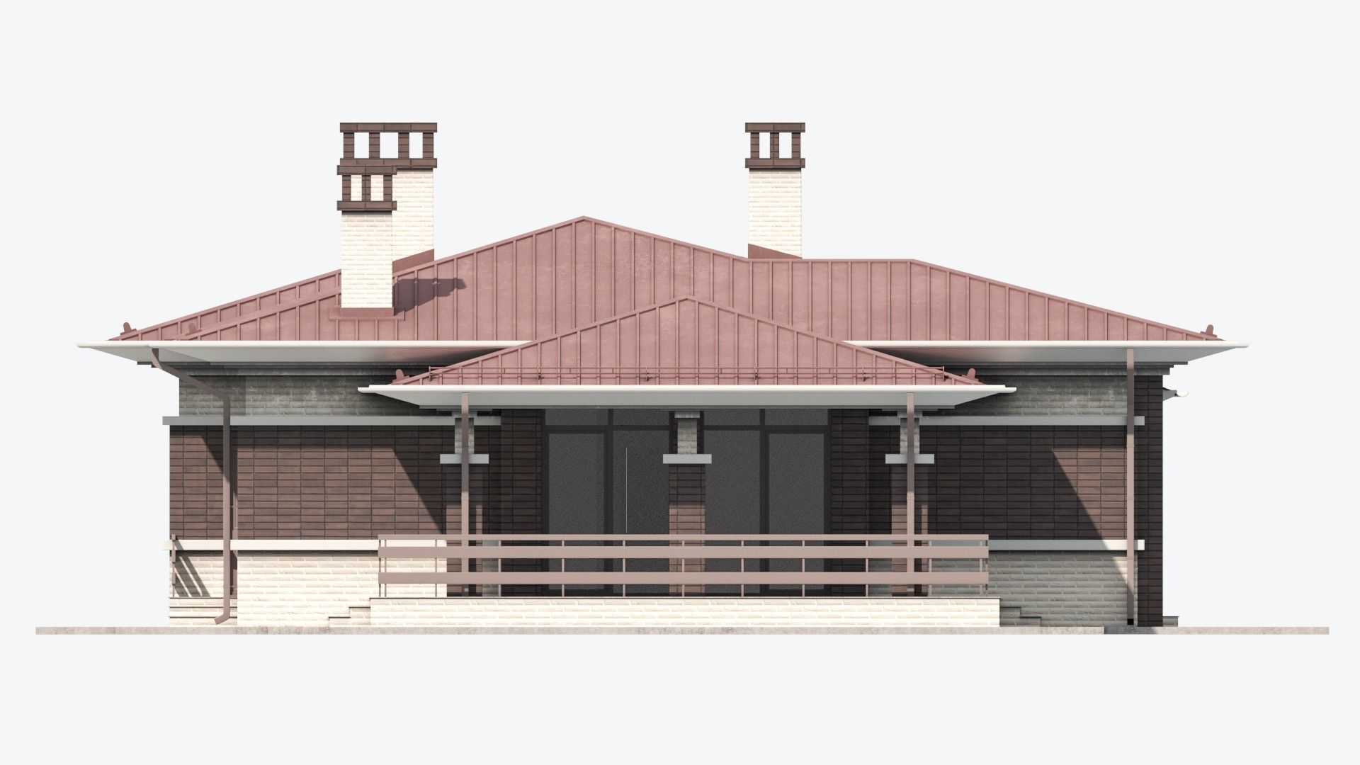 Residential House 13 Low-poly 3D model_13