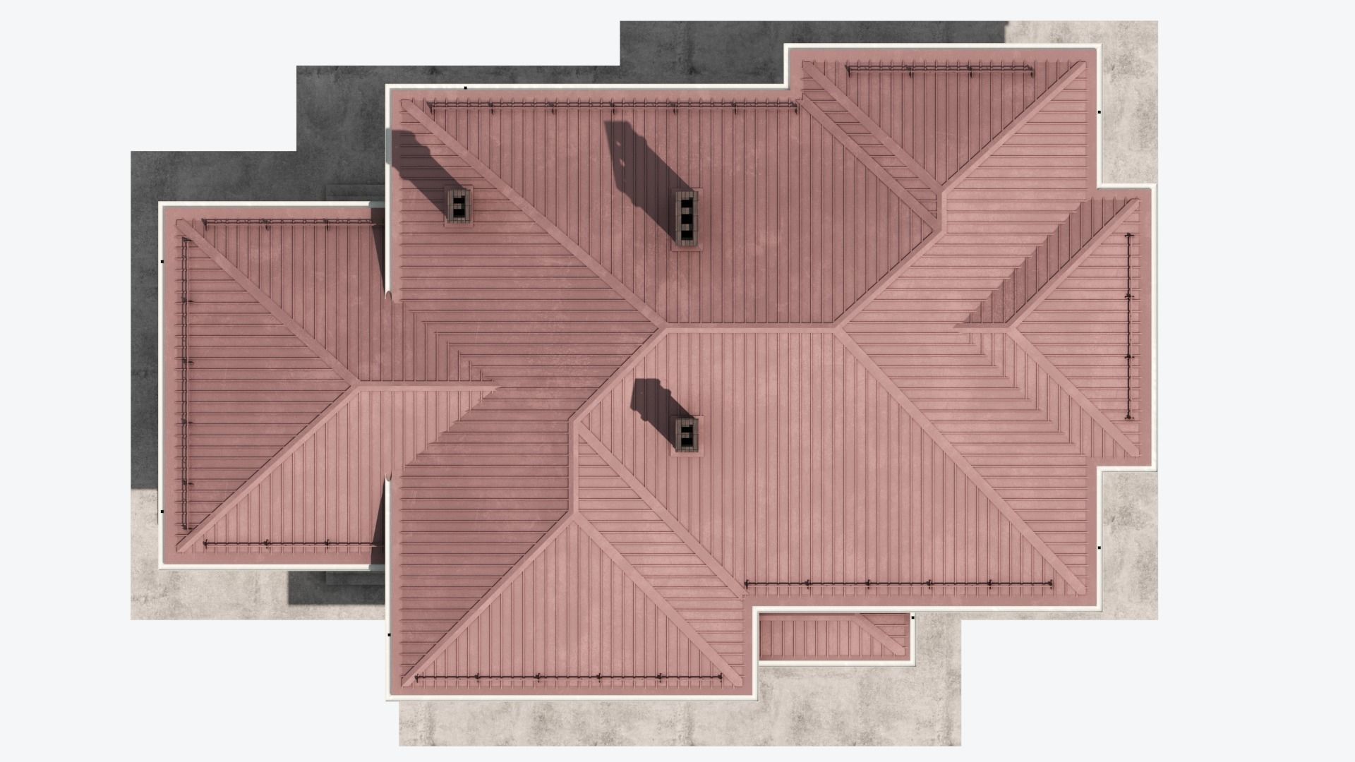 Residential House 13 Low-poly 3D model_10