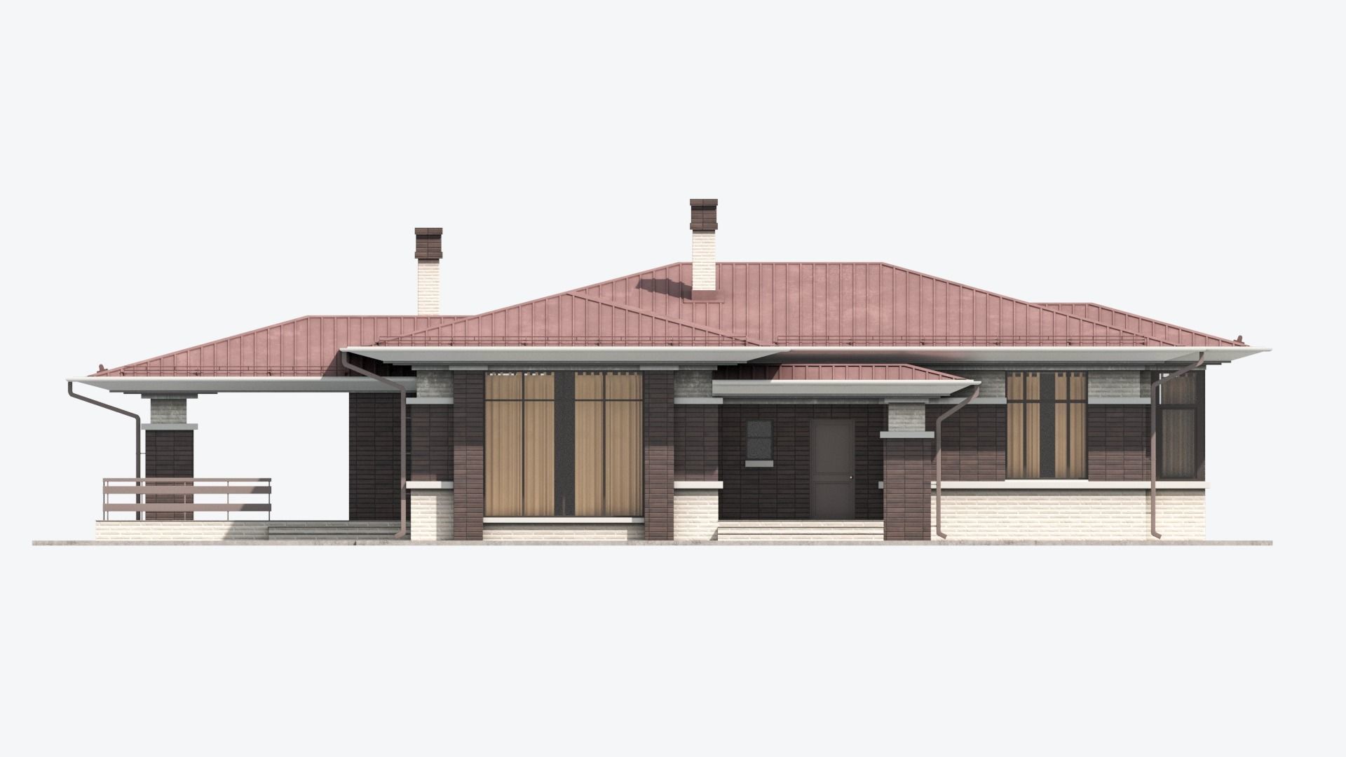 Residential House 13 Low-poly 3D model_14