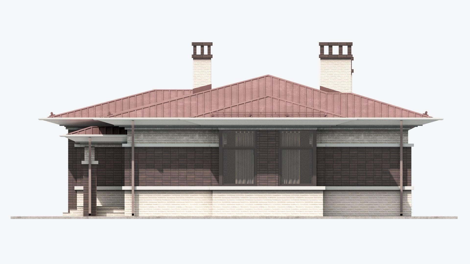 Residential House 13 Low-poly 3D model_11