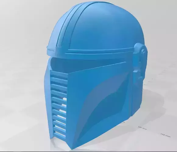 Custom Mandalorian Style Helmet