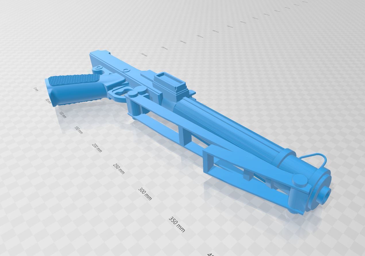 Star Wars DC-15s Clone Trooper Blaster 3D print model_1