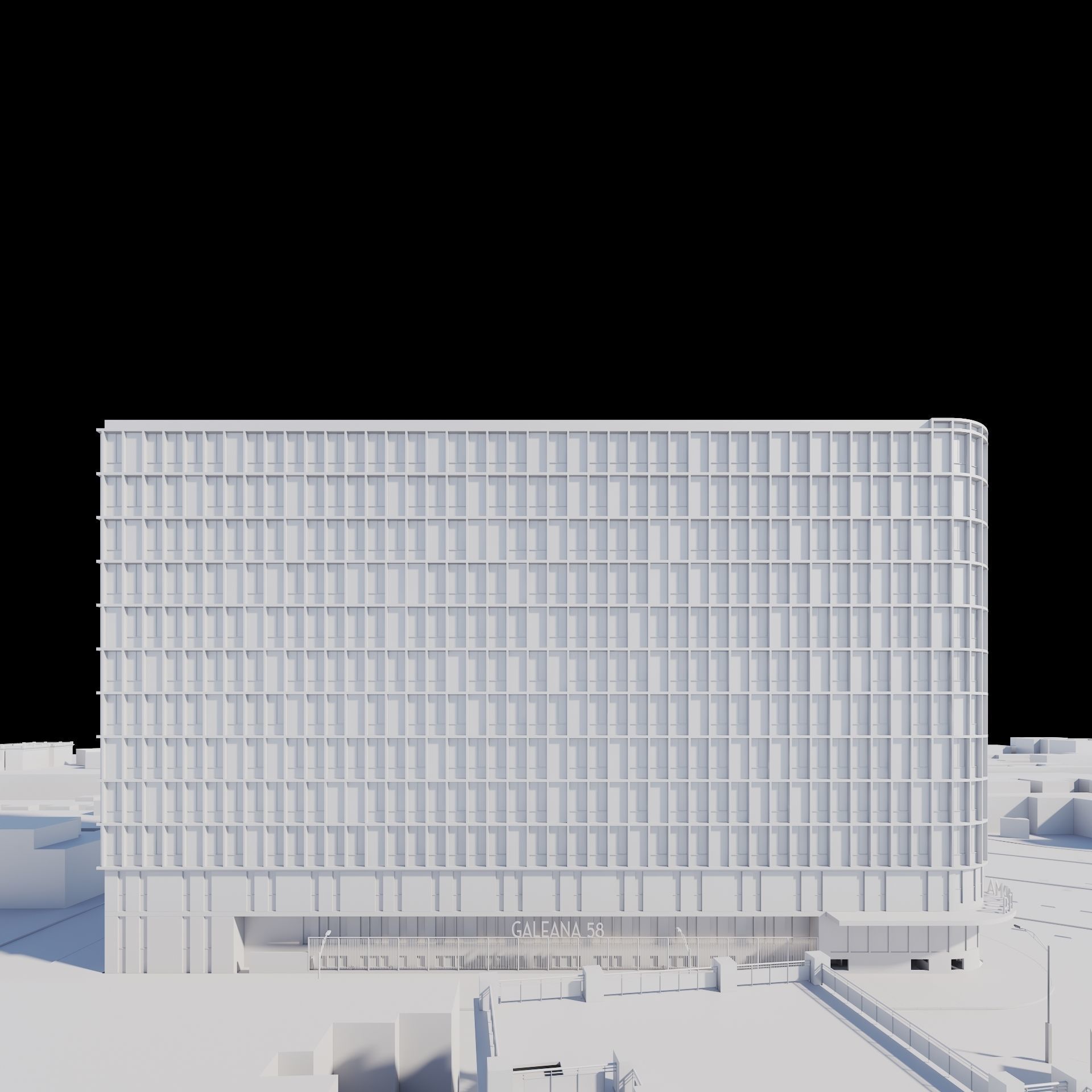Residential building 3D model_18