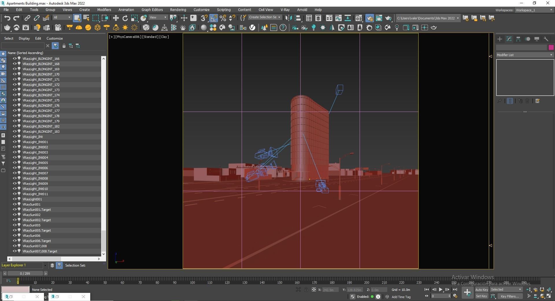 Residential building 3D model_35