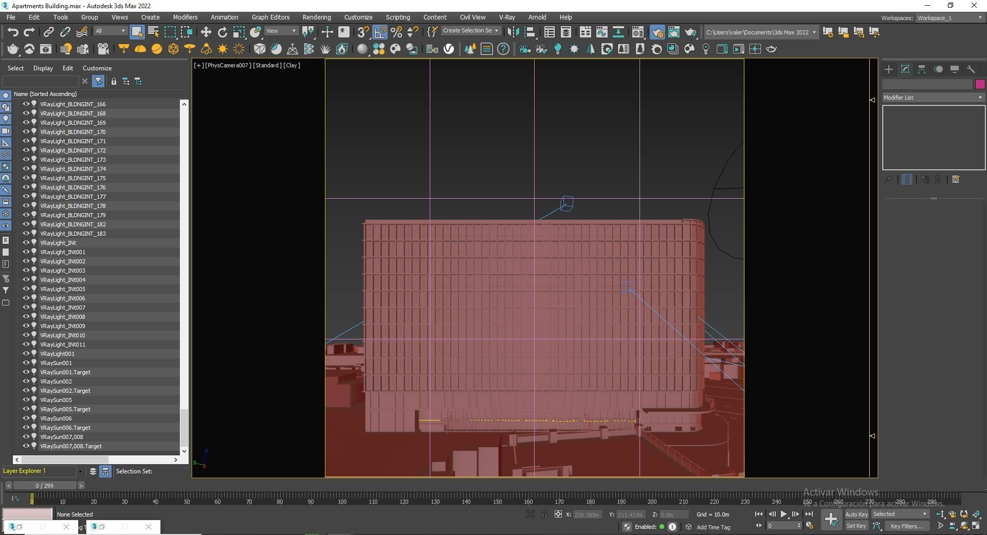Residential building 3D model_38