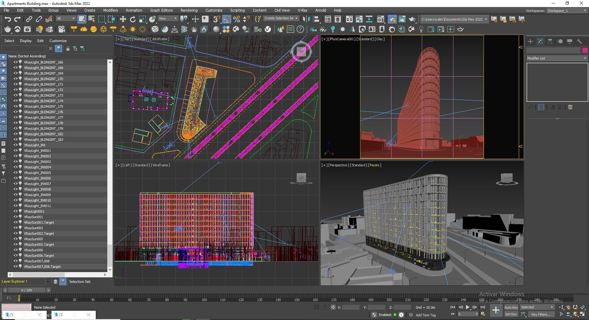 Residential building 3D model_40