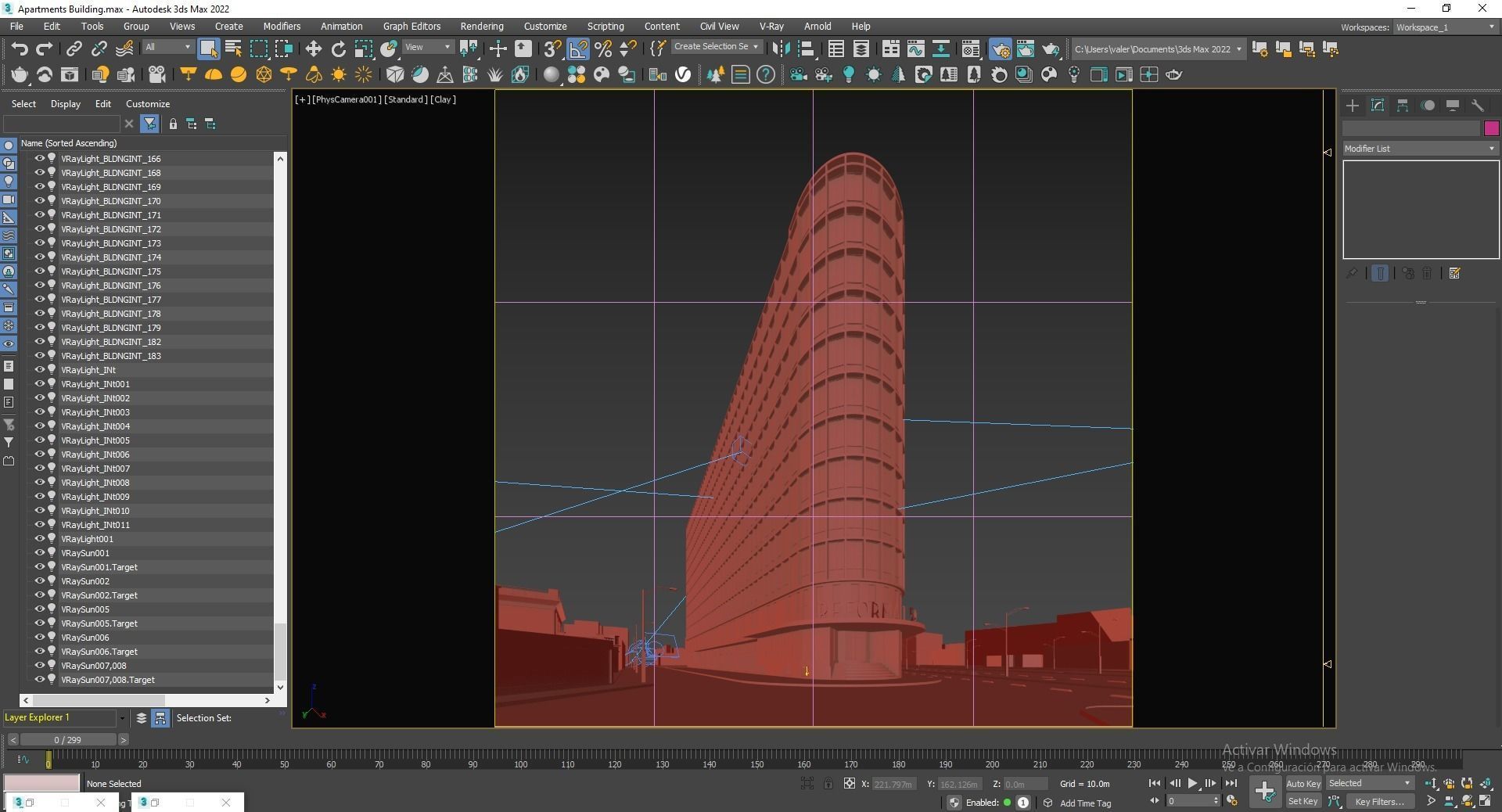 Residential building 3D model_33